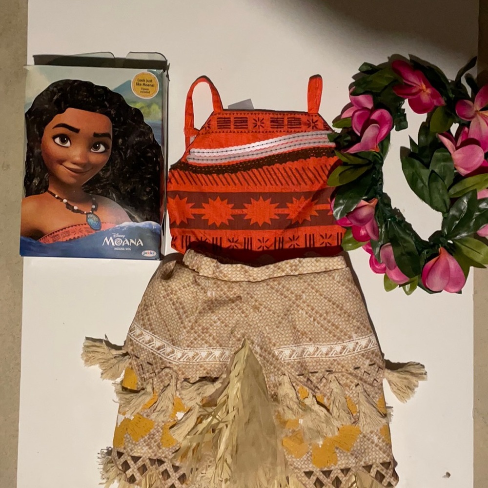 Disney Moana Costume with custom additions